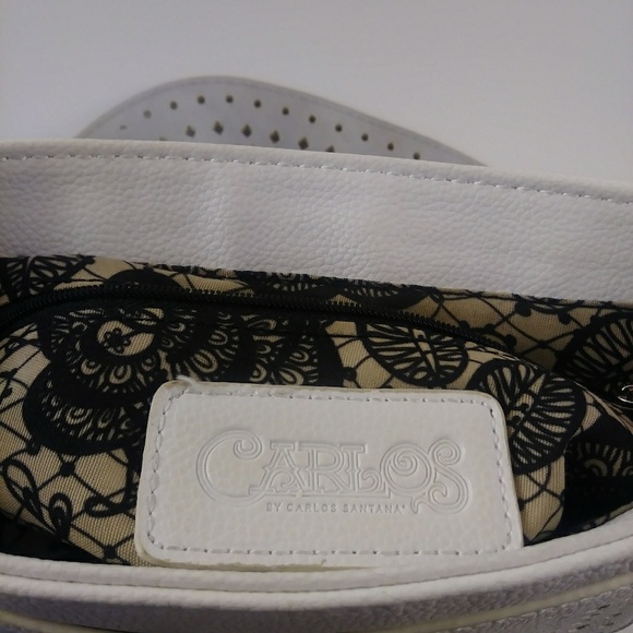 Carlos by Carlos Santana White Handbag - Picture 3 of 4